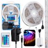 ujcvfyk3ujcfy.jpg Світлодіодна стрічка SMD 5050 RGB LED 5 м IP65 з пультом та блоком живлення 220v, 5м, Стрічка світлодіодна 5050