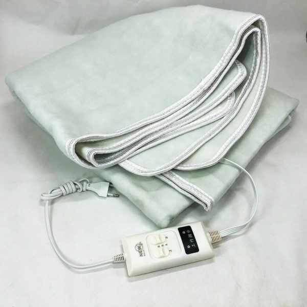 ukpyvakvypkpvay.jpg Електропростирадло електричне простирадло з підігрівом Electric Blanket 150х120см. Колір: білий