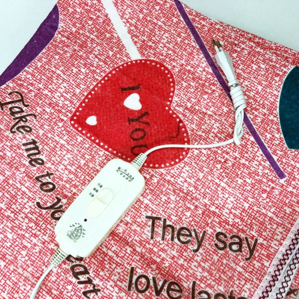 upvyyfpypfpky-1.jpg Електропростирадло електричне простирадло з підігрівом Electric Blanket 150х120см серця