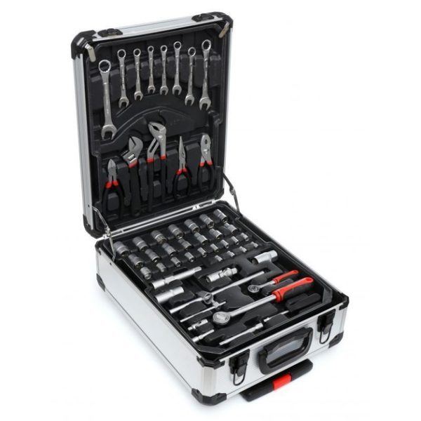 vpavypvyfpvyayvf.jpg Професійний набір інструментів Tools Set KRAFFTEC у валізі з тріскачкою із 408 предметів