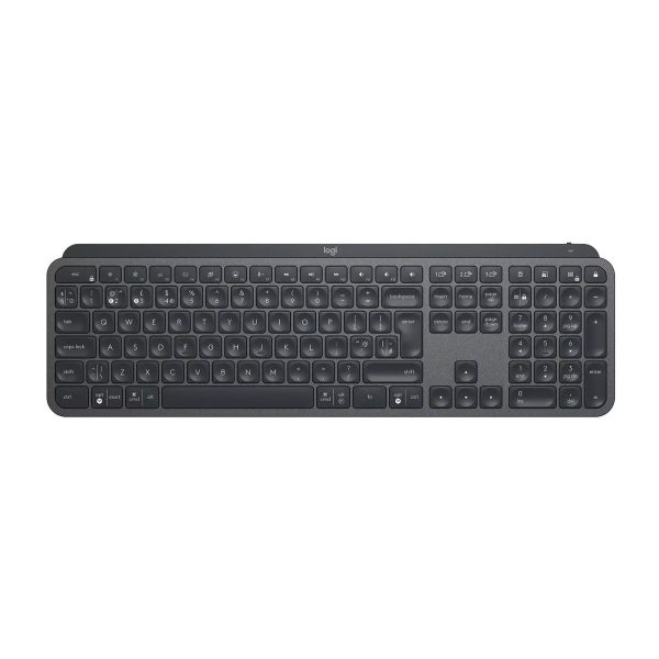 Клавіатура комп'ютерна бездротова Logitech MX Keys Advanced for Business Wireless Illuminated UA Graphite L920-010251 графітова Клавіатура комп'ютерна бездротова Logitech MX Keys Advanced for Business Wireless Illuminated UA Graphite L920-010251 графітова