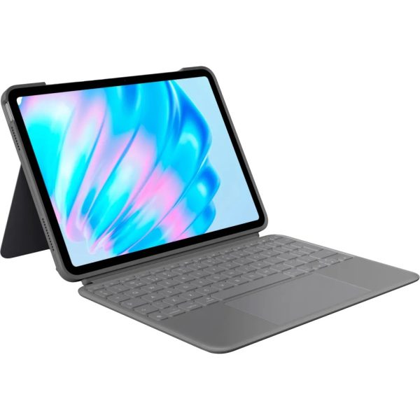 Чохол-клавіатура для планшета Logitech Combo Touch для iPad Air 13" (M2 and M3) Oxford Gray 920-012618 L920-012618 сірий Чохол-клавіатура для планшета Logitech Combo Touch для iPad Air 13" (M2 and M3) Oxford Gray 920-012618 L920-012618 сірий