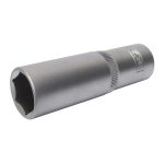 Головка торцева довга шестигранна Haisser 70052 73880 1/2" 10х77 мм сіра