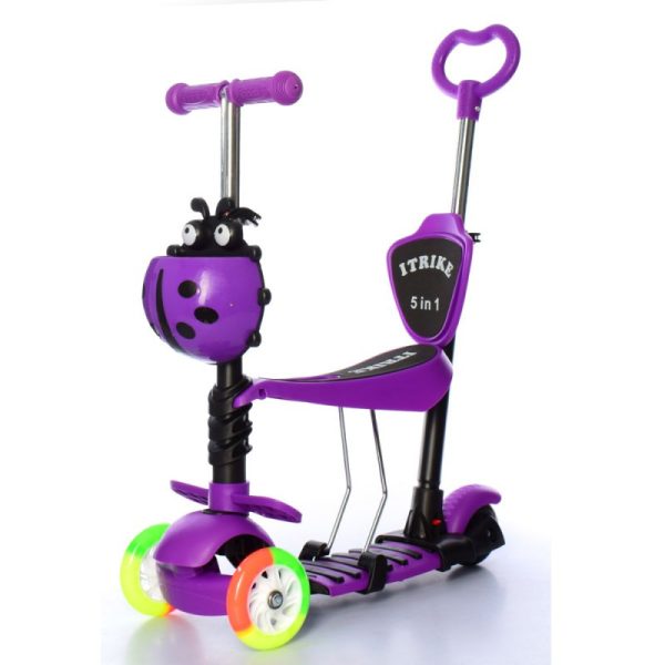 Самокат I-Trike 5в1 Maxi JR3-026-C-V фіолетовий Самокат I-Trike 5в1 Maxi JR3-026-C-V фіолетовий