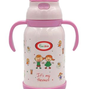 Дитячий термос-поїлка 380 мл Сon Brio СB-383-pink