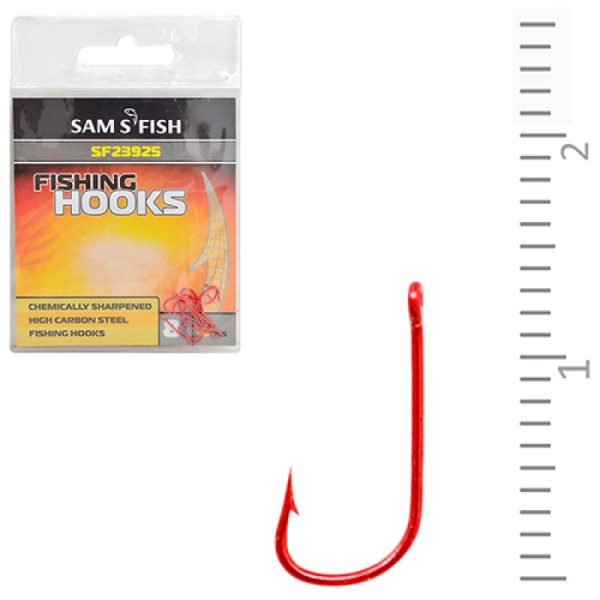 Гачок рибальський Sams Fish 8 SF-23925-10 10 шт Гачок рибальський Sams Fish 8 SF-23925-10 10 шт