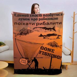 Плед 3D Рибалка – життя 13389 160х200 см Плед 3D Рибалка – життя 13389 160х200 см