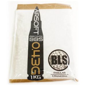 Кульки для страйкболу BLS BLS-WHITE-043-1 0.43 1 кг 2350 шт білі Кульки для страйкболу BLS BLS-WHITE-043-1 0.43 1 кг 2350 шт білі