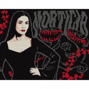 Алмазна мозаїка Santi Wednesday Mysterious Morticia 955114 40х50 см Алмазна мозаїка Santi Wednesday Mysterious Morticia 955114 40х50 см