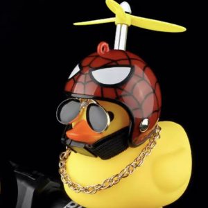 Автомобільна качка з шоломом і кріпленням Funny Ducks Red Spider 5178 Автомобільна качка з шоломом і кріпленням Funny Ducks Red Spider 5178