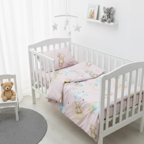 Постільна білизна дитяча Viluta Ранфорс 13 25415 pink-D 105х145 см Постільна білизна дитяча Viluta Ранфорс 13 25415 pink-D 105х145 см