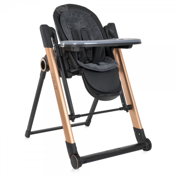 Стілець для годування El Camino ME-1102-Posh-Black чорний Стілець для годування El Camino ME-1102-Posh-Black чорний