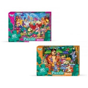 Пазли Danko Toys Mx60-08-01-02-03-04-16 60 деталей Пазли Danko Toys Mx60-08-01-02-03-04-16 60 деталей