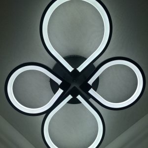 Люстра світлодіодна стельова LED світильник для квартири на стелю лед 25149 Чорний 13х57х73 см. Люстра світлодіодна стельова LED світильник для квартири на стелю лед 25149 Чорний 13х57х73 см.