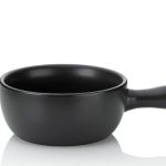 Каструля керамічна для сирного фондю KELA Basel 66575 22.5 см 2 л чорна
