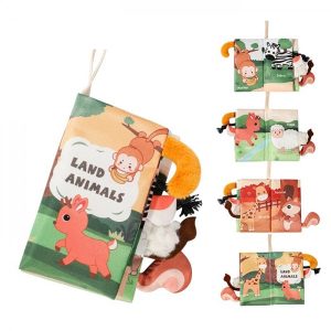 Книжка-шуршалка QBX181A 14х8х1,5 см Книжка-шуршалка QBX181A 14х8х1,5 см