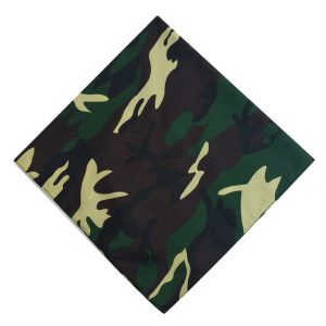 Бандана з візерунком Класик 10394 55х55 см хакі