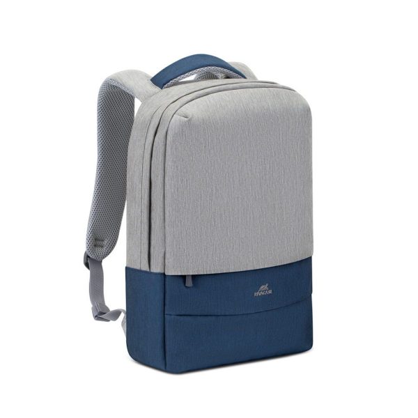Міський рюкзак Rivacase 7562 Grey/Dark Blue 12х30.5х46 см сірий з темно-синім Міський рюкзак Rivacase 7562 Grey/Dark Blue 12х30.5х46 см сірий з темно-синім