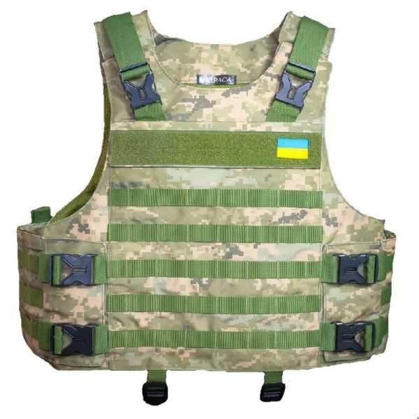 Плитоноска тактична із встановленням додаткового захисту Kirasa ЗСУ (ЗСУ) KI1022 піксель Плитоноска тактична із встановленням додаткового захисту Kirasa ЗСУ (ЗСУ) KI1022 піксель