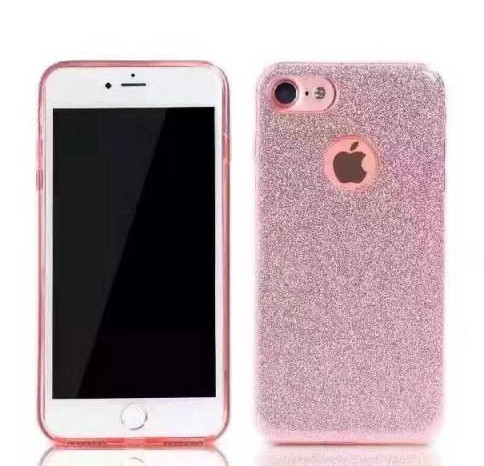 Силіконовий чохол Glitter для iPhone 7 рожевий Remax 700203 Силіконовий чохол Glitter для iPhone 7 рожевий Remax 700203