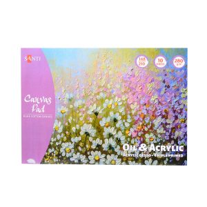 Альбом для ескізів масляними та акриловими фарбами Santi 742551 280 г/м2 А5 10 листів