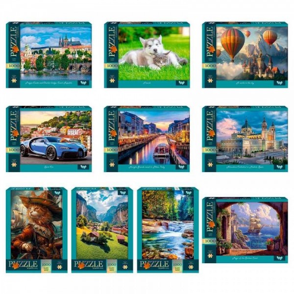 Пазли Danko Toys C1000-13-01-02-03-04-10 1000 деталей