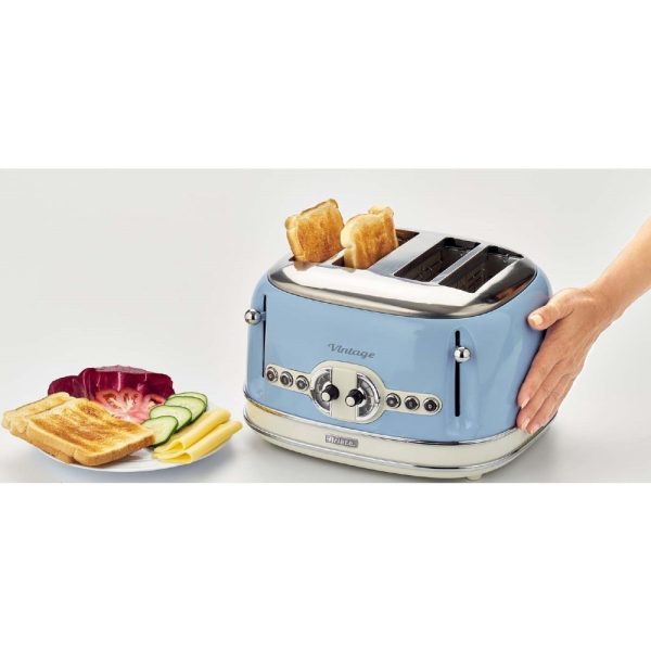 Тостер Ariete ART-156-BL 1600 Вт блакитний Тостер Ariete ART-156-BL 1600 Вт блакитний