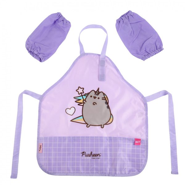 Фартух для творчості з нарукавниками YES Pusheen 743306 54х47 см Фартух для творчості з нарукавниками YES Pusheen 743306 54х47 см
