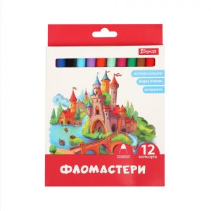 Набір фломастерів 1 Вересня Classic 650593 12 кольорів Набір фломастерів 1 Вересня Classic 650593 12 кольорів