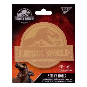 Папір для нотаток з липким шаром YES JURASSIC WORLD.Dangerous Dino 170264 40 аркушів