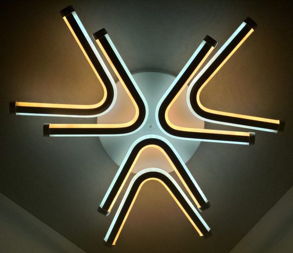 Люстра світлодіодна стельова LED світильник для квартири на стелю лед 25100 Білий 7х61х61 см. Люстра світлодіодна стельова LED світильник для квартири на стелю лед 25100 Білий 7х61х61 см.