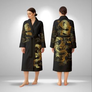 Кімоно жіноче з плюшевого велюру Emperor 29481 S