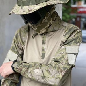 Сорочка чоловіча військова тактична з липучками під шеврони Убакс Туреччина 6582 S хакі Сорочка чоловіча військова тактична з липучками під шеврони Убакс Туреччина 6582 S хакі
