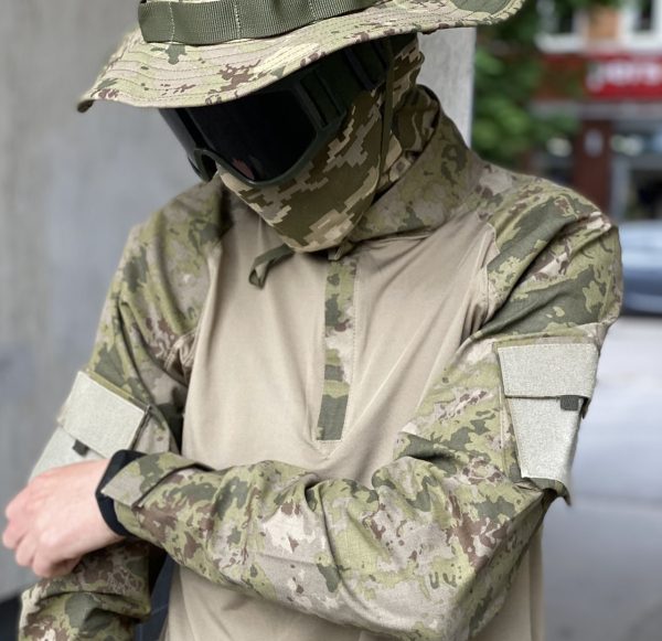 Сорочка чоловіча військова тактична з липучками під шеврони Убакс Туреччина 6582 S хакі Сорочка чоловіча військова тактична з липучками під шеврони Убакс Туреччина 6582 S хакі