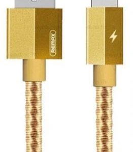 Lightning кабель 1 м Gefon золотий Remax RC-110i
