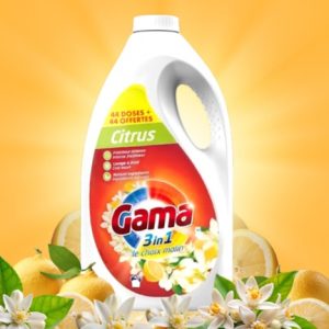 Гель для прання Gama 3in1 Citrus 8435495845126 1980 мл Гель для прання Gama 3in1 Citrus 8435495845126 1980 мл