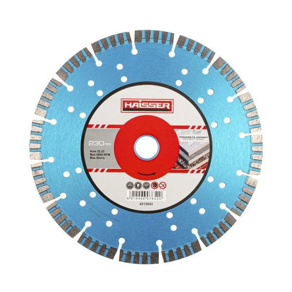 Диск діамантовий Haisser Segment turbo СonСrete expert 107652 230х2.8х12х22.23 мм Диск діамантовий Haisser Segment turbo СonСrete expert 107652 230х2.8х12х22.23 мм