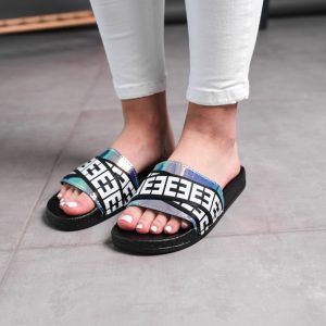 Шльопанці жіночі Fashion Fefe 1763 38 розмір 24 см Чорний Шльопанці жіночі Fashion Fefe 1763 38 розмір 24 см Чорний