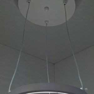 Люстра світлодіодна підвісна LED світильник для квартири на стелю лед 25530 Білий 13-100х20х20 см.