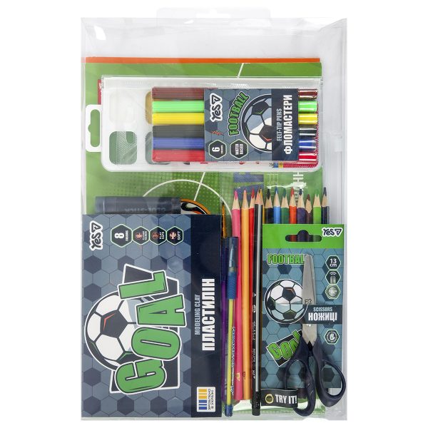 Набір канцелярії для школяра YES Football 450260 Набір канцелярії для школяра YES Football 450260