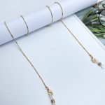 Ланцюжок для окулярів 9442 77 см золотистий