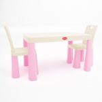 Столик ігровий зі стільцями Doloni Toys 04680/12 рожевий
