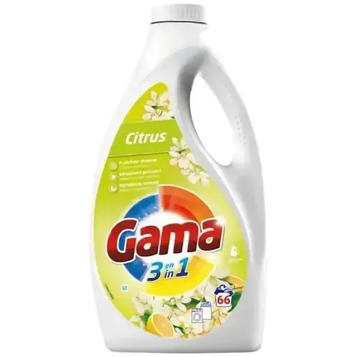 Гель для прання Gama Citrus 8435495834250 3 л Гель для прання Gama Citrus 8435495834250 3 л