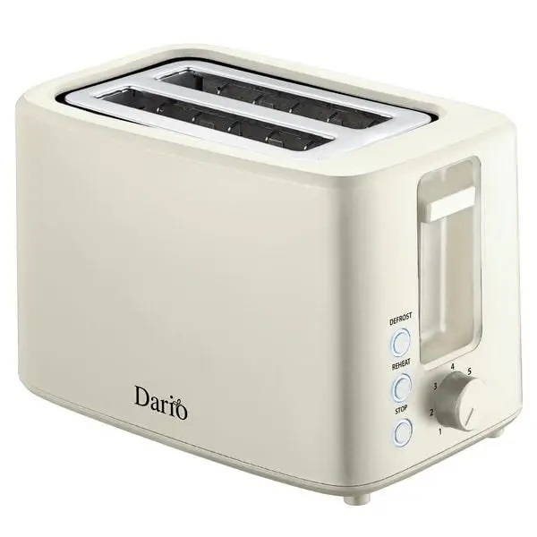 Тостер Dario DT-1007-Beige 750 Вт бежевий Тостер Dario DT-1007-Beige 750 Вт бежевий