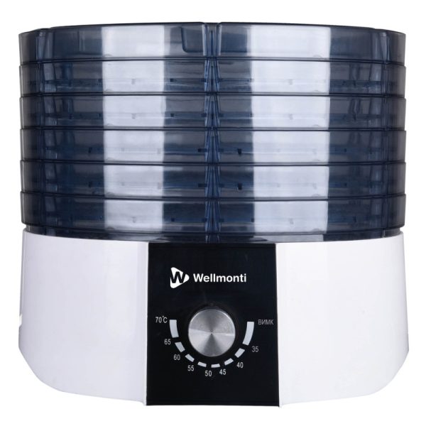 Сушарка для овочів та фруктів Wellmonti MT-1011 520 Вт біла Сушарка для овочів та фруктів Wellmonti MT-1011 520 Вт біла