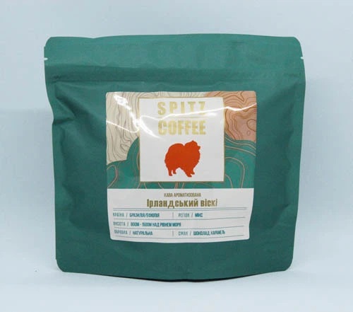 Кава в зернах SPITZ COFFEE Ірландська віскі К-250-ІВ 250 г