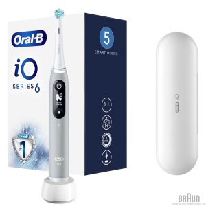 Електрична зубна щітка Oral-B iO Series 6 IOM6-1A6-1K сіра Електрична зубна щітка Oral-B iO Series 6 IOM6-1A6-1K сіра