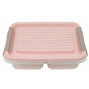 Контейнер двосекційний для зберігання харчових продуктів Ardesto Fresh AR1302P 2х0.25 л рожевий Контейнер двосекційний для зберігання харчових продуктів Ardesto Fresh AR1302P 2х0.25 л рожевий