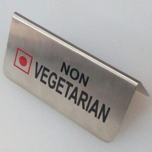 Табличка настільна Empire Non-vegetarian EM-1080 12 см Табличка настільна Empire Non-vegetarian EM-1080 12 см