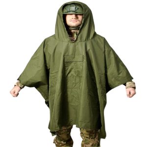 Пончо тактичне військове Ranger Rip stop RA-8920 210х140 см оливкове